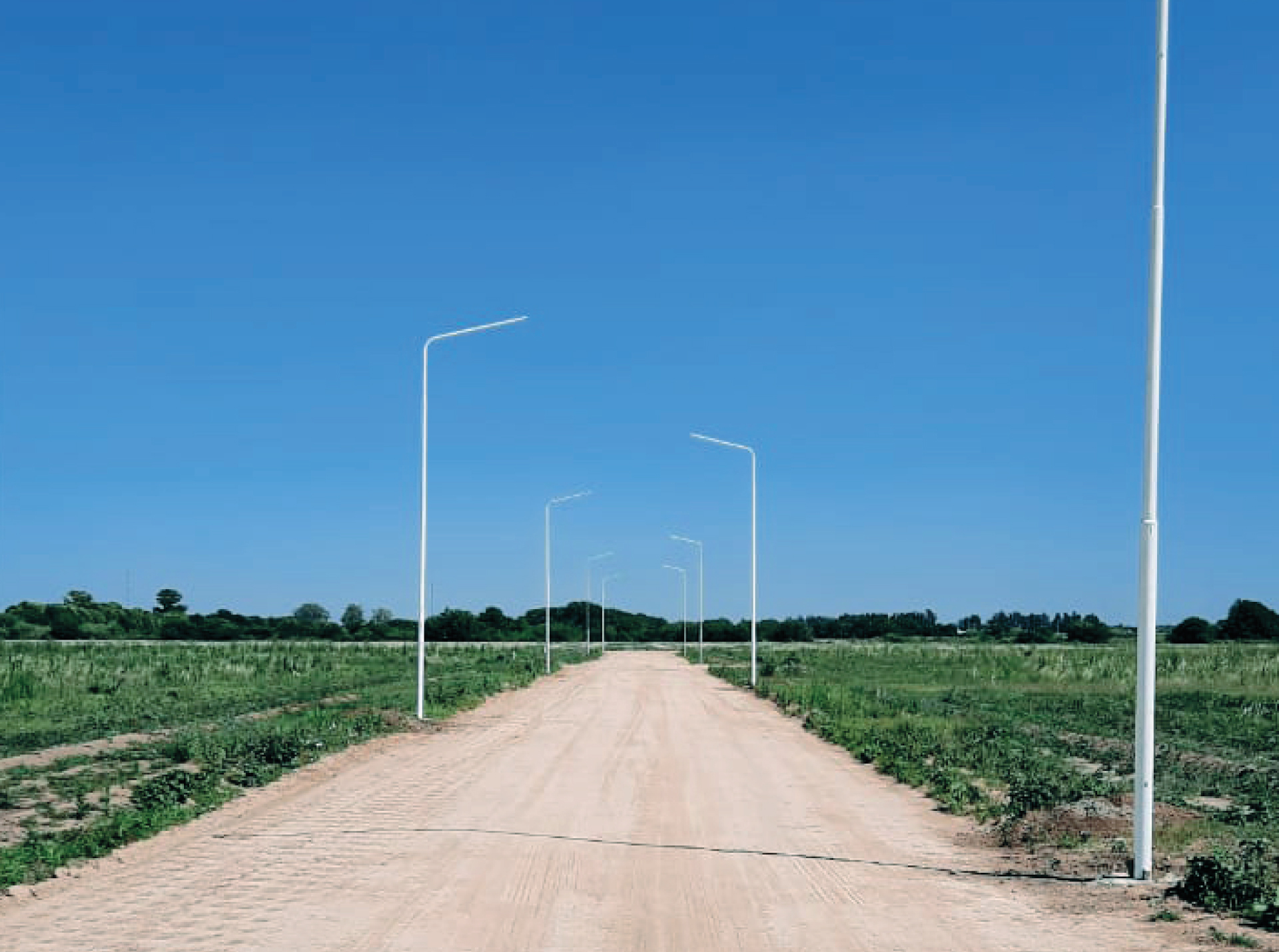 Avance de obra alumbrado público LED